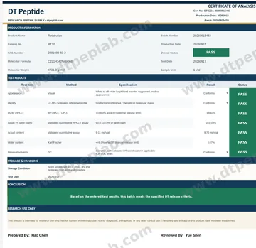 RT10 COA